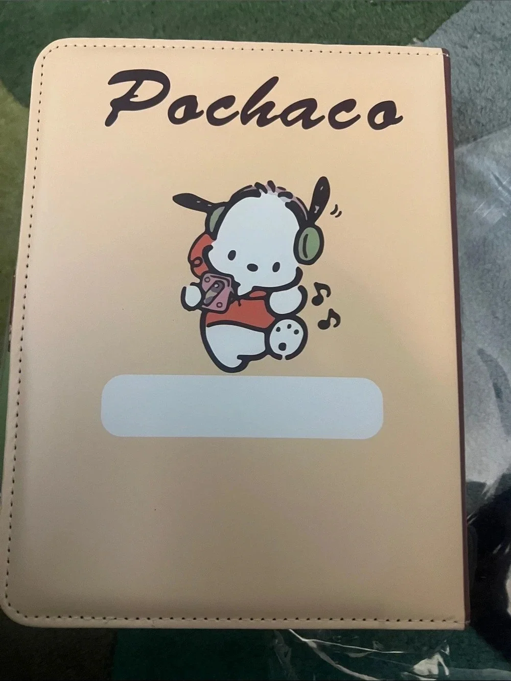 🔮sold 🔮Pochacco Stationery Set Blue & Beige NWT